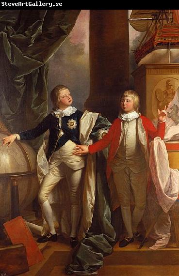 Benjamin West Prince Edward and William IV of the United Kingdom